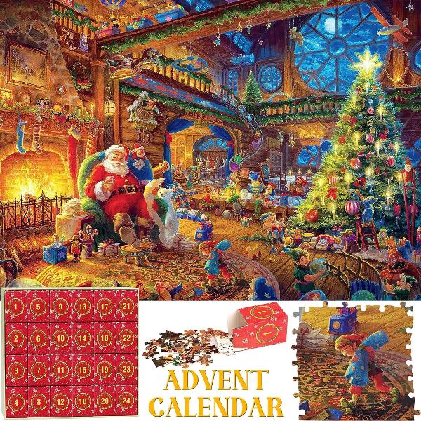 Luxus adventi puzzle naptár