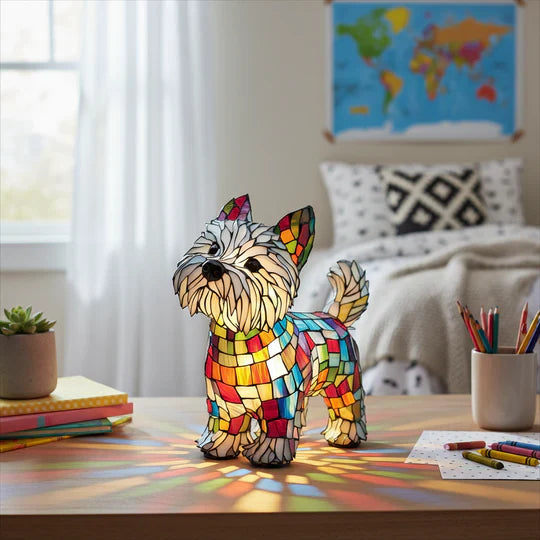 Nap - Lámpa üvegmozaikkal