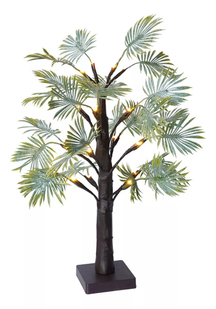 Karácsonyi LED fények pálmalevél formában