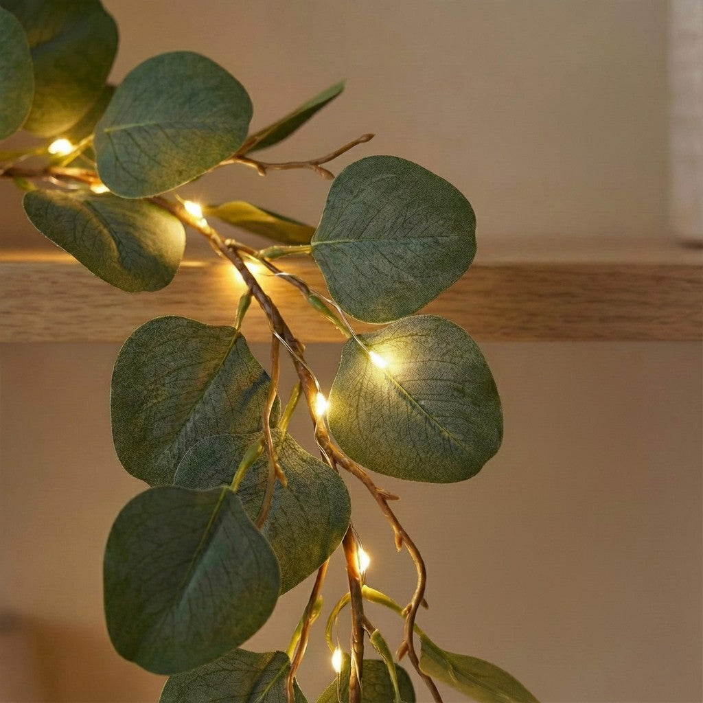 Világító olajfa girland