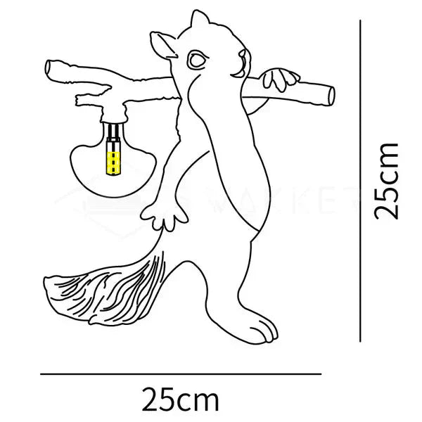 Asztali Lámpa Mókus