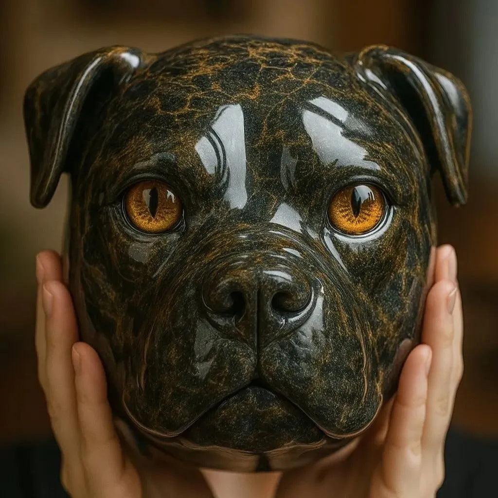 Fekete kutya - A fekete kutya misztikus szobra