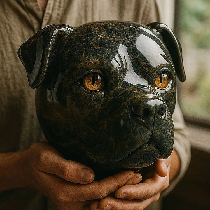 Fekete kutya - A fekete kutya misztikus szobra