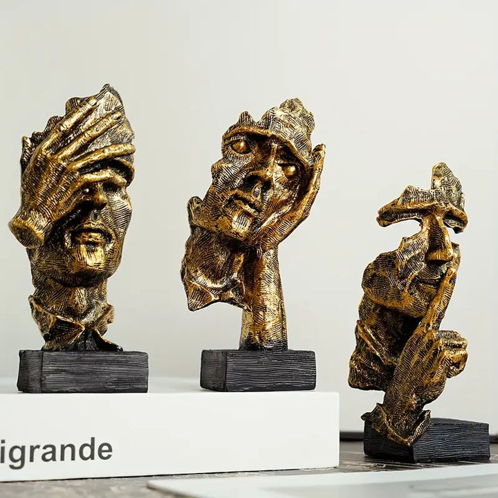 Elmélkedés™ - 3 db szobor készlet