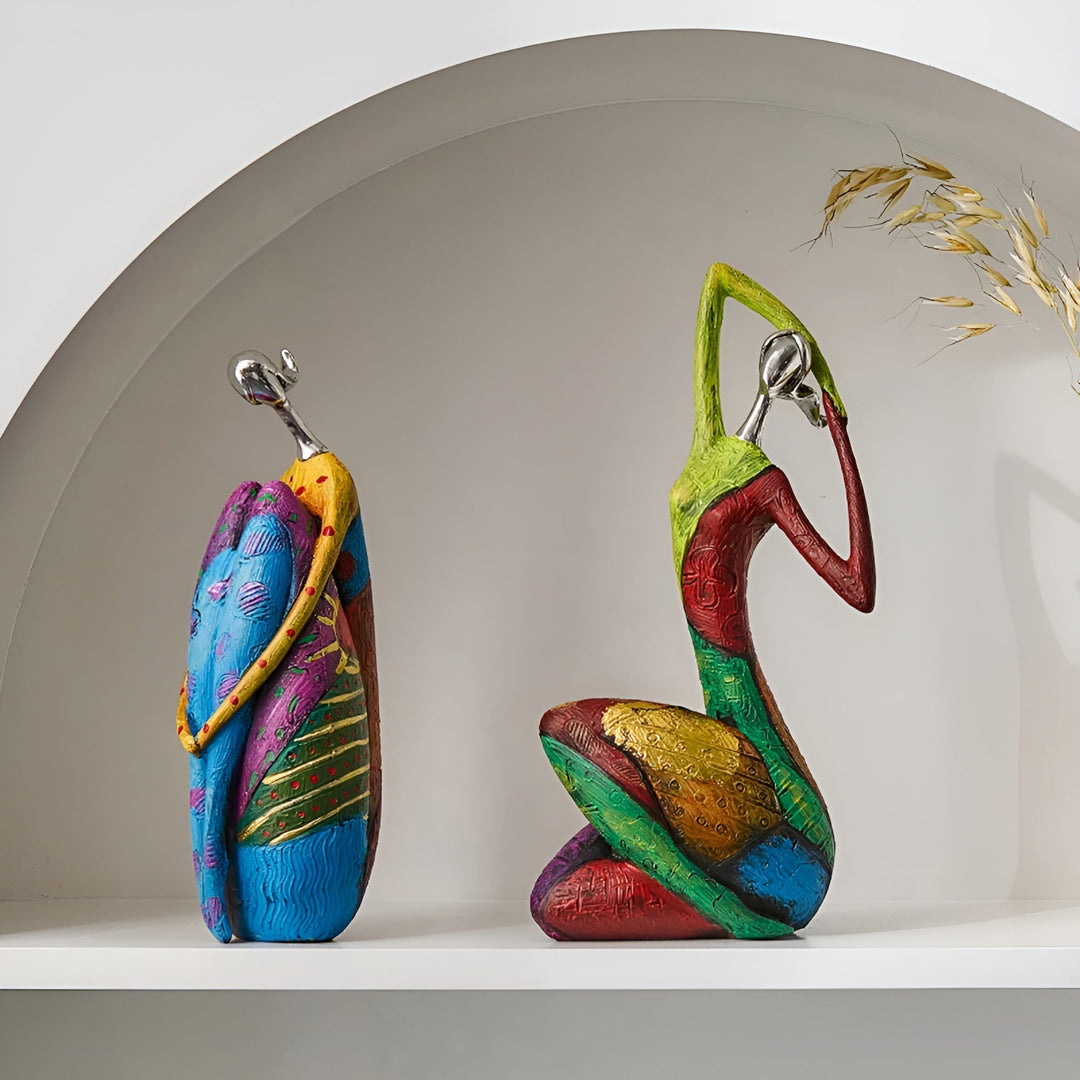 NyugodtSziluett | Elegáns Krop Gyanta szobor