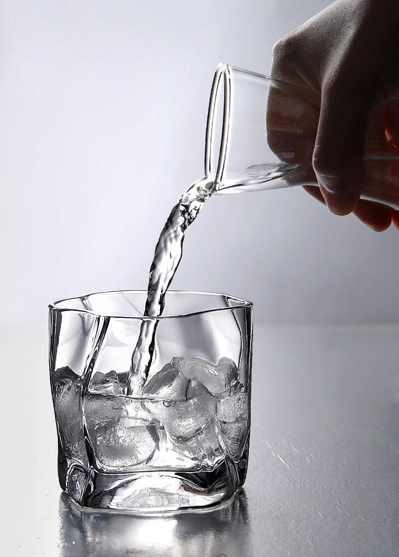 Átalakító textúrájú whiskey pohár szett