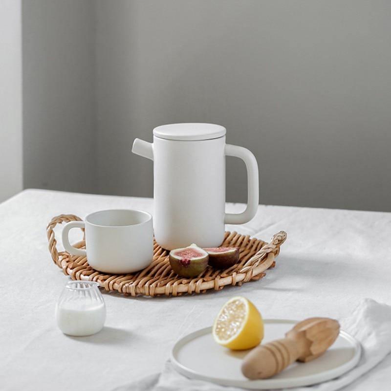 Rattan fonott tálca