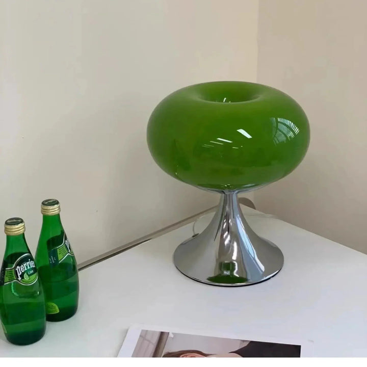 Asztali Lámpa Ősi Stílusban Almás Formában