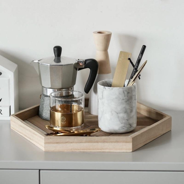 Simára csiszolt fa tányér